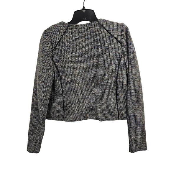 Willow and Clay Womens Tweed Jacket Blazer Open Front Multi-Color Lined Sz Small - Picture 3 of 8